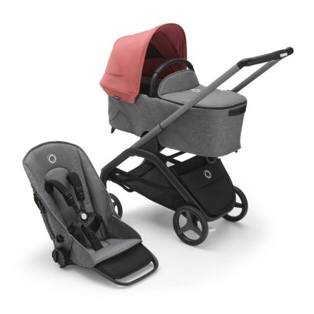 DUO DRAGONFLY GRIS/ROJO AMANECER BUGABOO