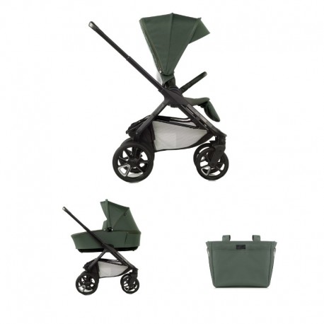 Carrito de bebé Dúo Keep + capazo Sleep Jané verde
