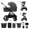 Carrito bebé multifuncional NEA 2 GRIS OSCURO