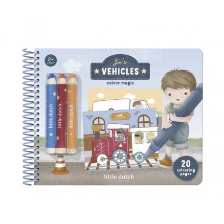 Libro Mágico Vehículos con Jim Little Dutch