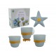 Juego de Baño Tazas y Estrella Azul Little Dutch