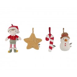 Set 4 Adornos de Navidad Jim Little Dutch