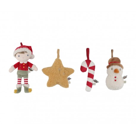 Set 4 Adornos de Navidad Jim Little Dutch