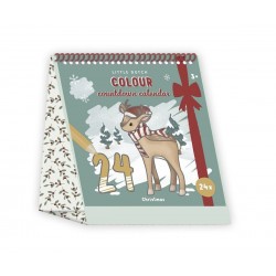 Calendario para Pintar Cuenta Atrás Navidad Little Dutch