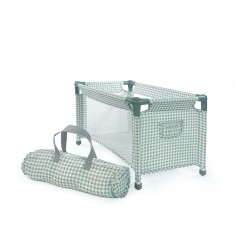 CAMA DE VIAJE TOM VICHY VERDE