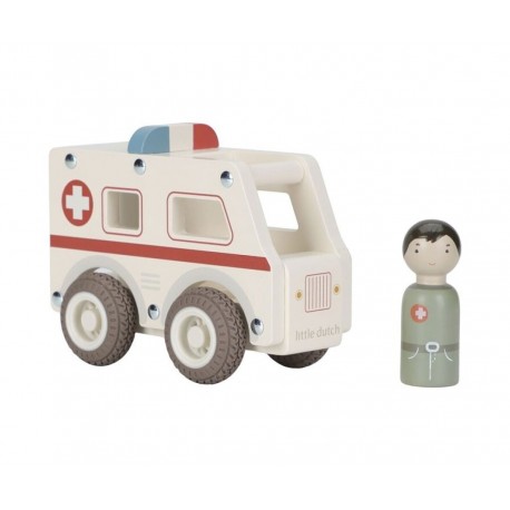 Ambulancia de Madera FSC Little Dutch