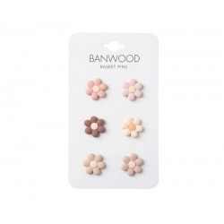 Pines Decorativos Cestas Banwood Flores